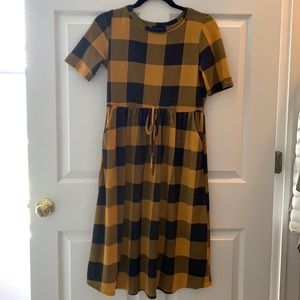 Plaid Midi Roolee Dress